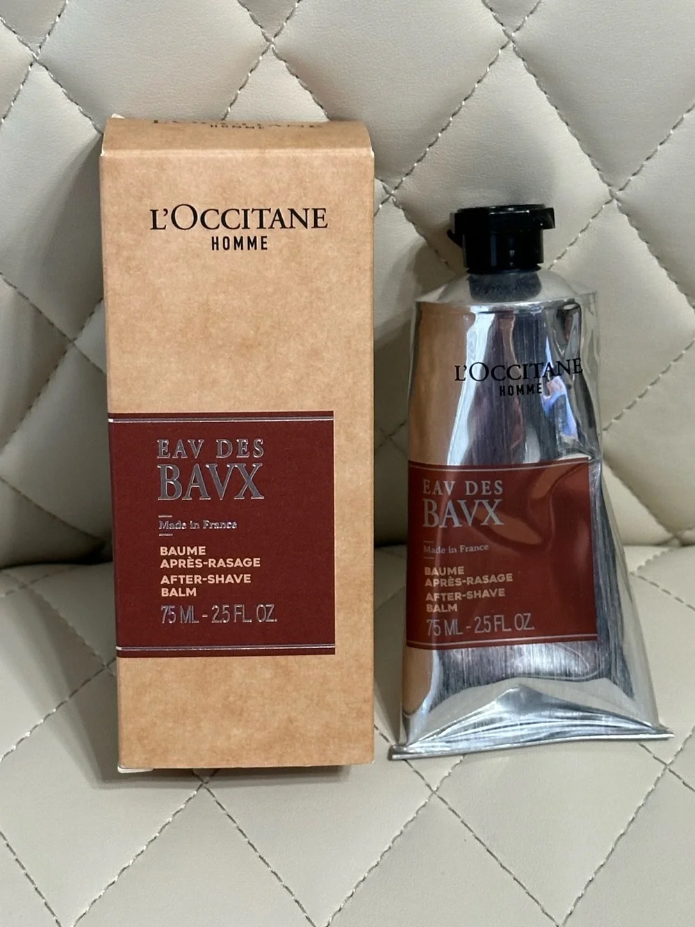 L'Occitane Homme Eau des Baux After-Shave Balm 2.5 oz NEW